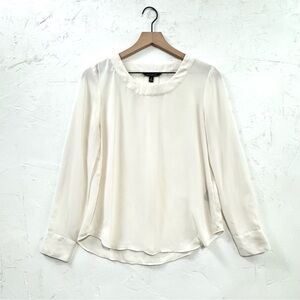 Banana Republic Ivory White Blouse XS – Minimal Classic